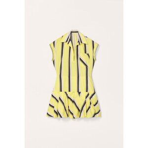 ZARA LIMITED EDITION STRIPED PUFF DRESS